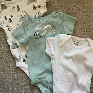 0-3 month boys onesies
